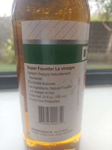 Vinegar from Philippines