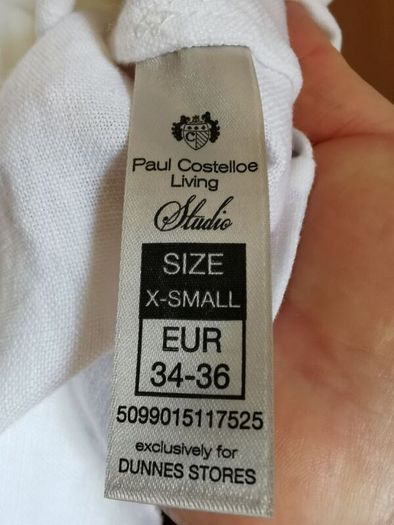 NEW - Paul Costelloe 100% linen top UK 8