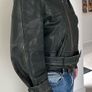 Leather jacket green size M Image 4