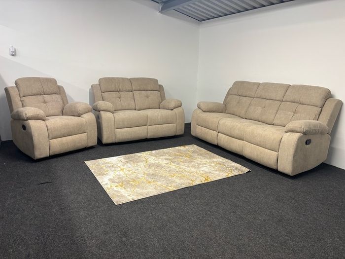 New 3+2+1 Fabric Recliner Sofas FREE DELIVERY