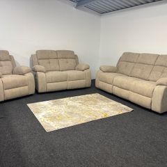 New 3+2+1 Fabric Recliner Sofas FREE DELIVERY