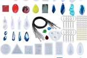 FREE EXPRESS SHIPPING 43 PCS Clear Jewelry Silicone Molds Set Water Wave Casting Mold Set Included 22 PCS Jewelry Resin Casting Mold and 3 Style Accessories for Jewelry Craft Making DIY