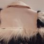 Billie blush designer Faux fur jacket Image 5
