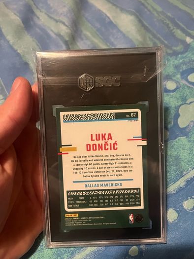 Graded Luca Doncic card