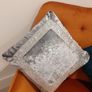 Silver Decorative Cushion Image 3