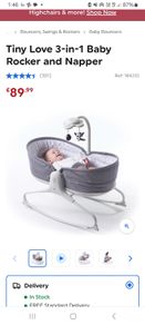 Tiny Love 3 in 1 Baby rocker & napper