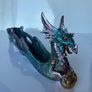 Blue/Purple Dragon Incense Holder Image 3