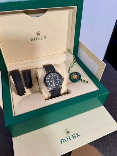 Rolex Yacht Master 37mm Oysterflex 18k