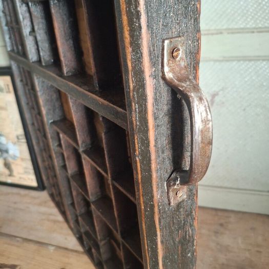 Antique French Printer Tray
