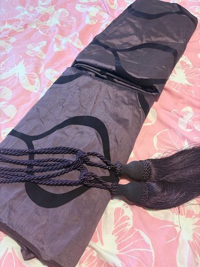 Purple Curtains & Tiebacks
