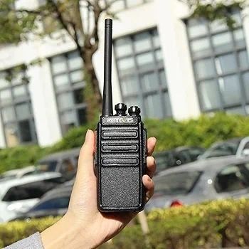 RT24 Walkie Talkies for Adults, Rechargeable 2 Way Radio Long Range PMR446 License Free 16 Channels CTCSS/DCS, Two Way Radio with Earpiece and USB Charging Base(Black, 2 Pair)