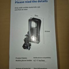 motorcycle waterproof phone holder