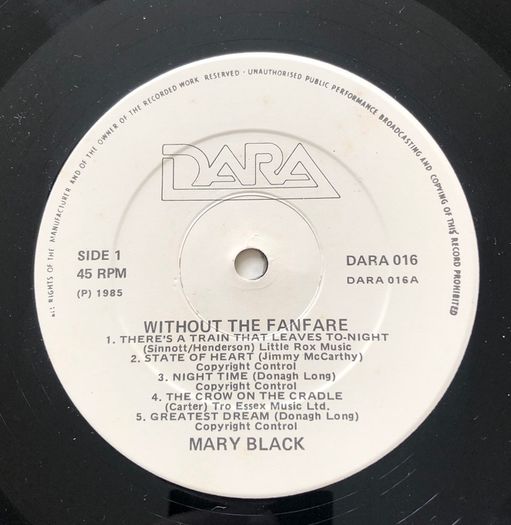 Mary Black Without The Fanfare Vinyl Album