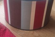 Lampshade red brown teal