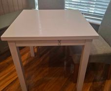 Ikea White Nordviken Drop-Leaf Table