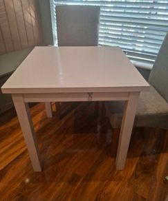 Ikea White Nordviken Drop-Leaf Table