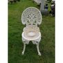 Cast Iron Chair Ornate Style H H64 Image 2