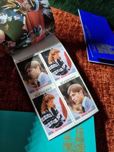 1986 Royal Wedding four booklets