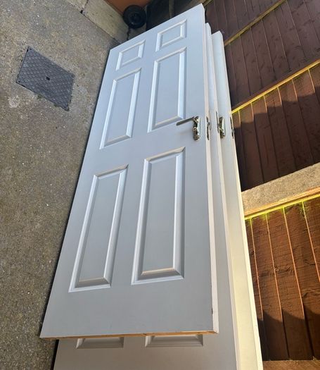 White internal doors