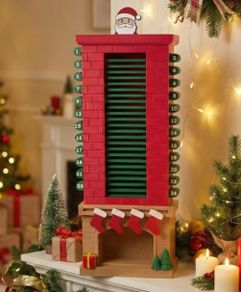 3D Printed Santa Advent Calendar - Christmas Countdown