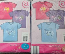Baby Girls T-shirts 2 Packs BNWT