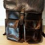 Genuine Italian leather bag rusty look Image 3
