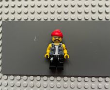 lego series col160 Motorcycle Mechanic minifigure, Series 10