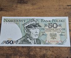 Poland, 50 Zloty 1986 banknote, uncirculated UNC - free standard postage