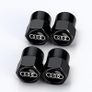 4PCS Tyre Valve Caps, Car Tyre Caps Compatible with Audi A1 A3 RS3 A4 A5 A6 A7 RS7 A8 Q3 Q5 Q7 R8, Leak-Proof Dust Caps for Car Tyres Image 2