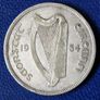 Ireland 1934 Florin Silver Coin Low Mintage Image 2