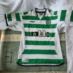 Celtic Football Home Jersey 2001 to 2003 Small Boys Umbro