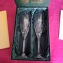 Galway Crystal Millennium Champagne Flutes Image 3