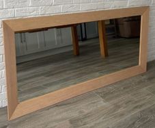Oak framed mirror