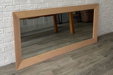 Oak framed mirror
