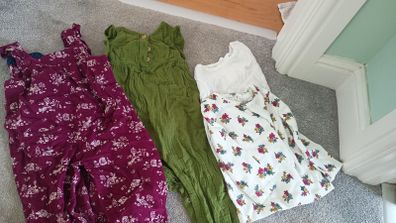 Assorted baby clothes