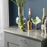 Kitchen Storage Cabinet on Wheels, Stainless Steel or Wooden Top Image 2