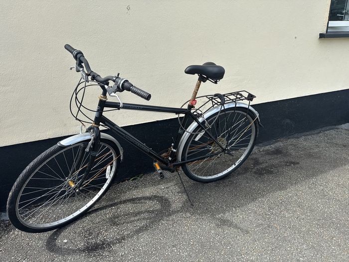 bicycle for scrap car batteries