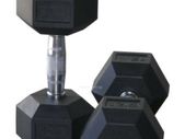 10 kg Hex Rubber Dumbells Pair