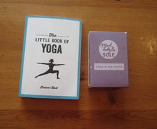 The little book of yoga  and yoga flow cards