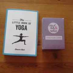 The little book of yoga  and yoga flow cards