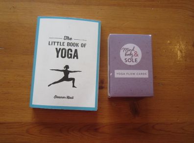 The little book of yoga  and yoga flow cards