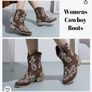 Women's Cowboy Boots ankle size 5 Image 3