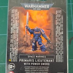 Warhammer 40k Primaris Lieutenant with Power Sword