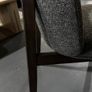 Smoked Ash Dining Chairs, Ex Display Like New Image 7