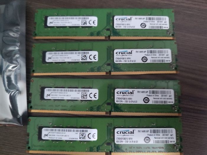 32 GB DDR 4 memory