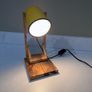 Industrial Upcycled Desk Lamp - Mustard Yellow Image 4