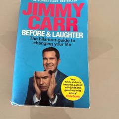 Jimmy Carr Before & Laughter paperback book