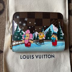 Louis Vuitton Christmas animation zippy coin purse