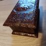 Vintage leather trinket box Image 3