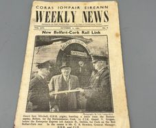 1950 CIE Weekly News Enterprise Belfast Dublin Cork Rail Link Irish Railway Mag